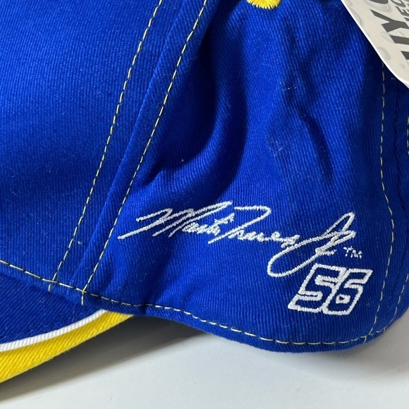 Brand New Old Stock NAPA Racing Blue and Yellow Cap NASCAR Racing Hat - Picture 5 of 7